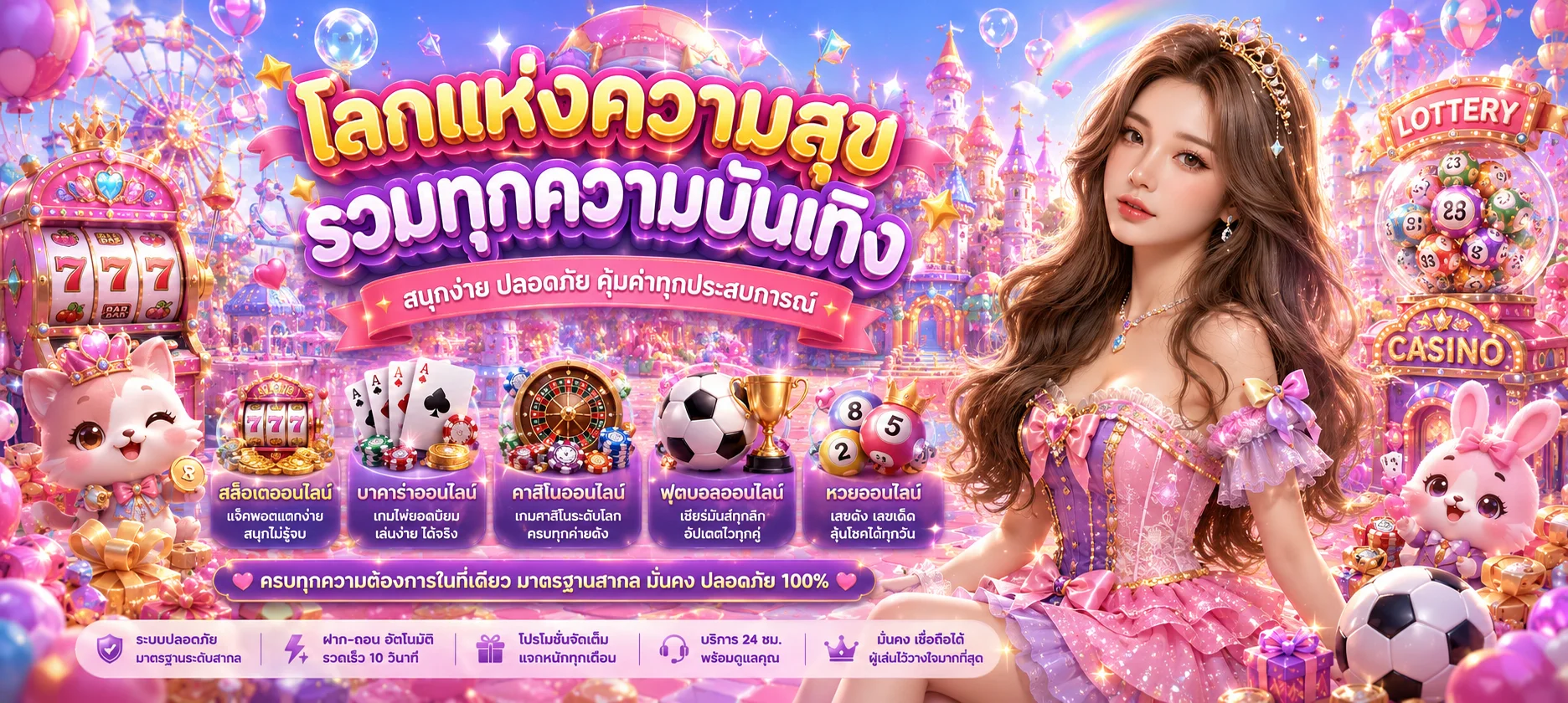 รายการ luckywin สล็อต ค่ายดัง PG PP JILI Spade