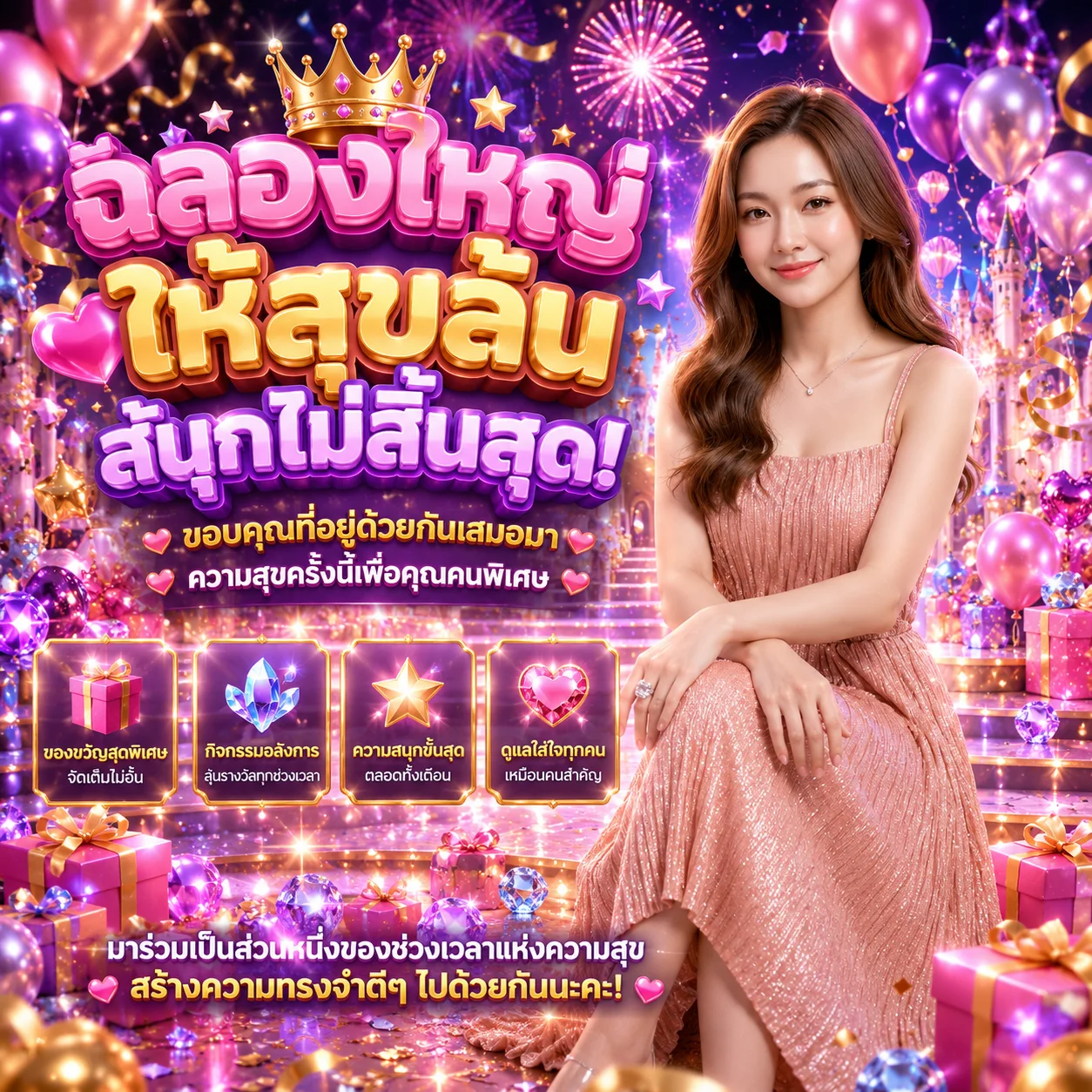 หน้าจอทดสอบเทคนิคสล็อตในโหมดทดลองเล่น LUCKYWIN
